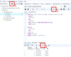 صادر کردن داده ها از PostgreSQL به فایل CSV