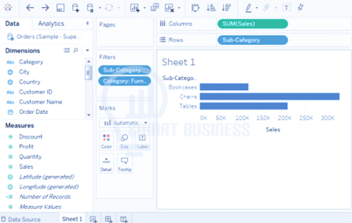 ایجاد Context Filter در Tableau