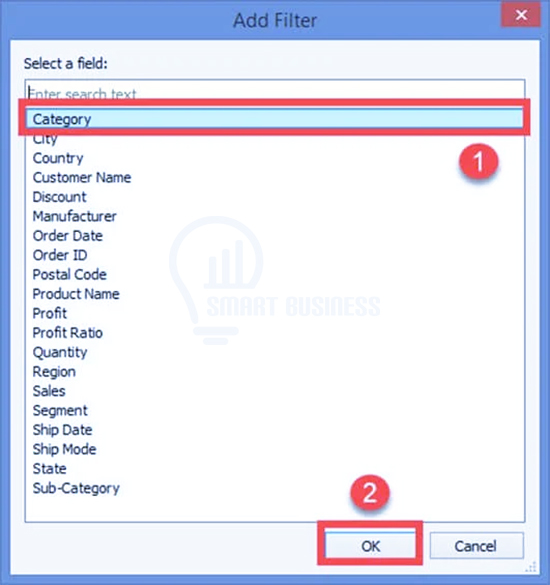 ایجاد فیلتر Data Source در Tableau