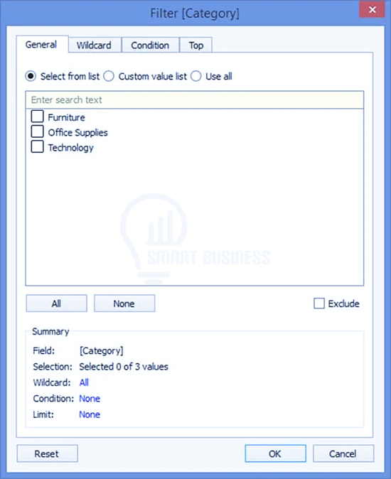 ایجاد فیلتر Data Source در Tableau