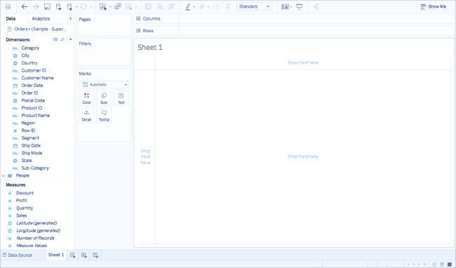 نقشه برداری با Tableau