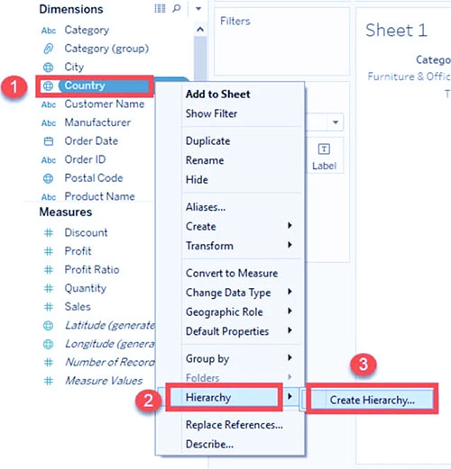 Tableau Grouping