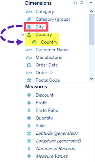 Tableau Grouping