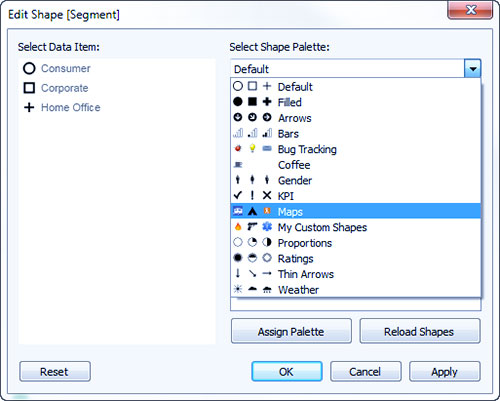 افزودن tooltip ها به علامت ها در Tableau