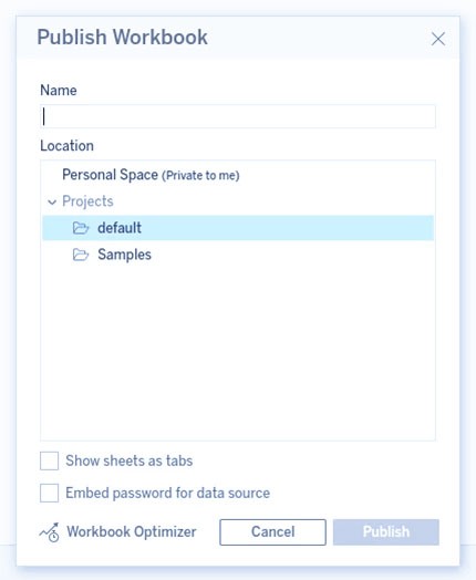 create dashboard tableau