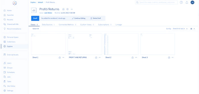 create dashboard tableau