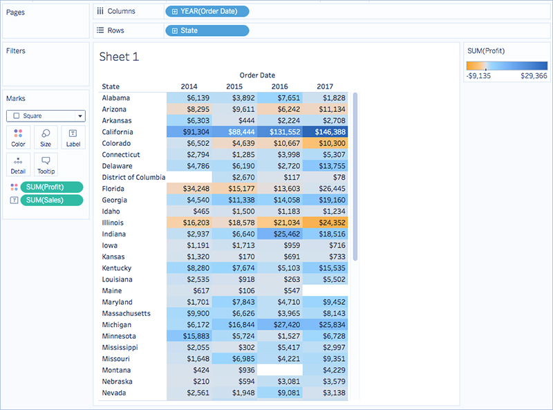 Table Calculation Quick