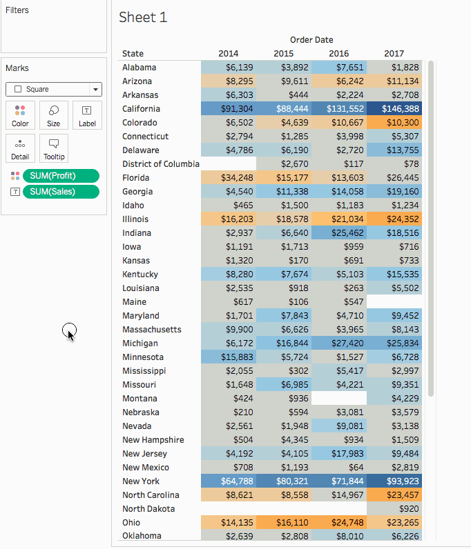 Table Calculation Quick