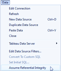 Assuming Referential Integrity for Join