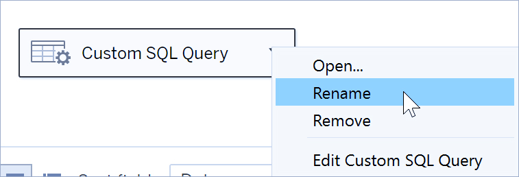 Connect to a Custom SQL Query