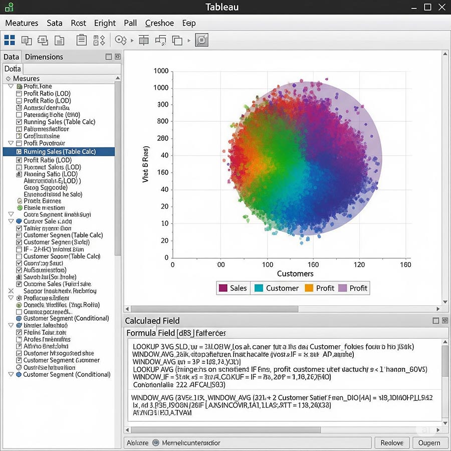 Additional Function در نرم‌افزار Tableau