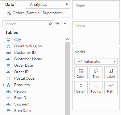 Filter Data (فیلتر داده‌ها) در Tableau