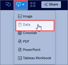 view underlying tableau data