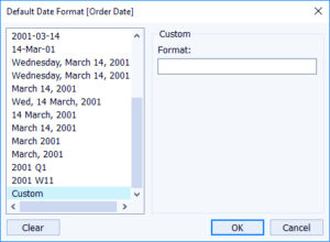 فیلد تاریخ سفارشی Custom Date Format در Tableau