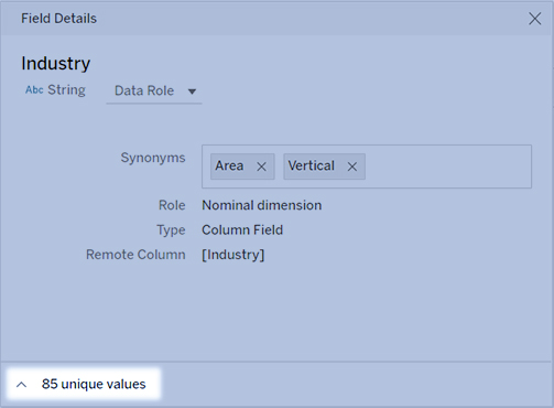 Add Synonyms for Ask Data