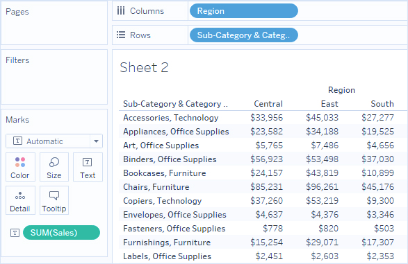 Organize and Customize Fields in the Data Pane