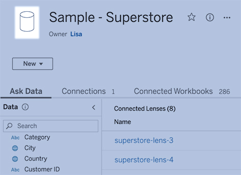 Optimize Data for Ask Data