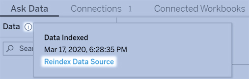 Optimize Data for Ask Data