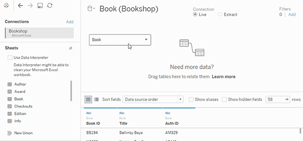 اتصال دادهها (Join) در Tableau