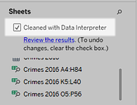 پاکسازی دادهها با ابزار Data Interpreter در Tableau