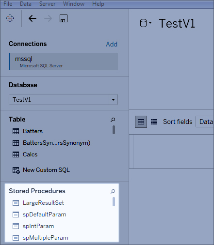 استفاده از Stored Procedure در Tableau