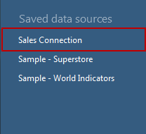 ذخیره‌سازی منابع داده (Save Data Sources) در Tableau Desktop