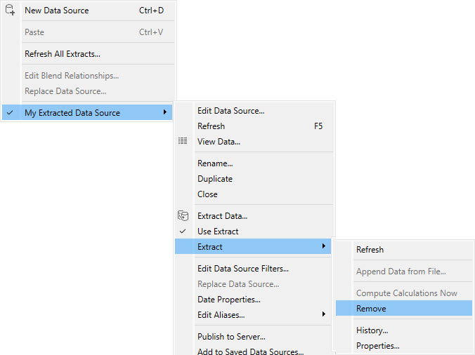 اکسترکت کردن دادهها (Extract Data) در Tableau Desktop