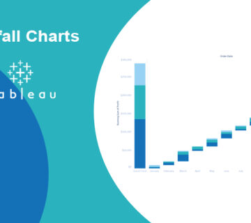 نمودارهای آبشاری یا Waterfall Charts در تبلو