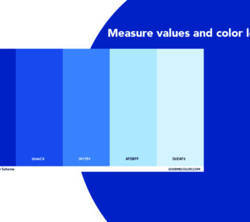 Measure values و Legend های رنگی در تبلو