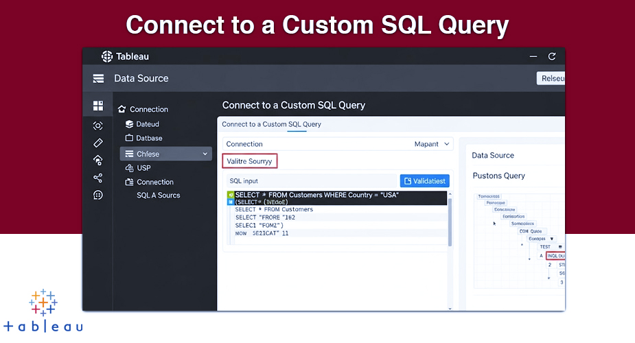 Connect to a Custom SQL Query