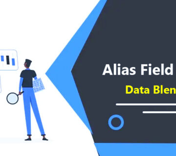 مقادیر Alias Field با استفاده از ترکیب داده ها (Data Blending)