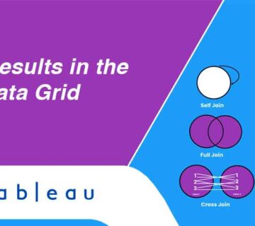 نتایج اتصال (Join) در شبکه داده Tableau