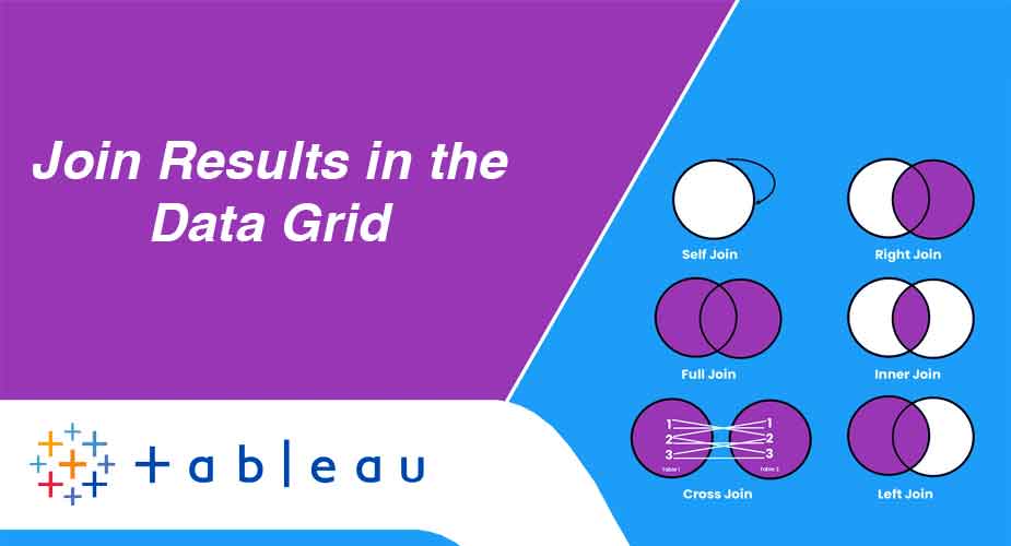 نتایج اتصال (Join) در شبکه داده Tableau